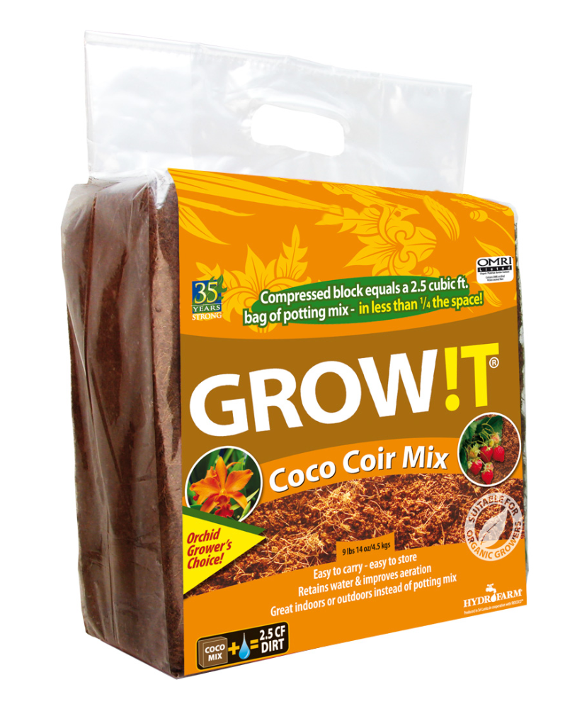 GROW!T Coco Coir Mix, Block