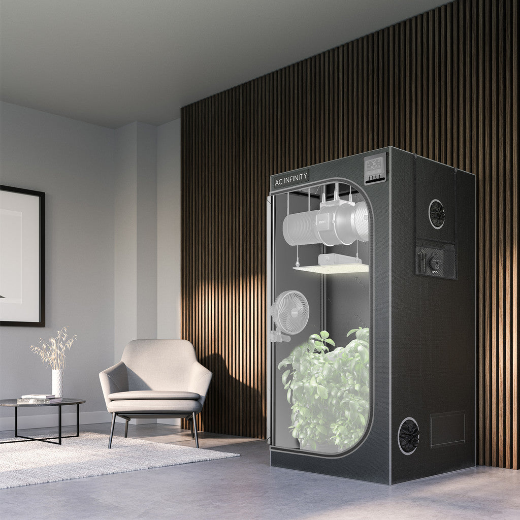 CLOUDLAB 811, ADVANCE GROW TENT 10X10, 2000D DIAMOND MYLAR CANVAS, 120" X 120" X 80"