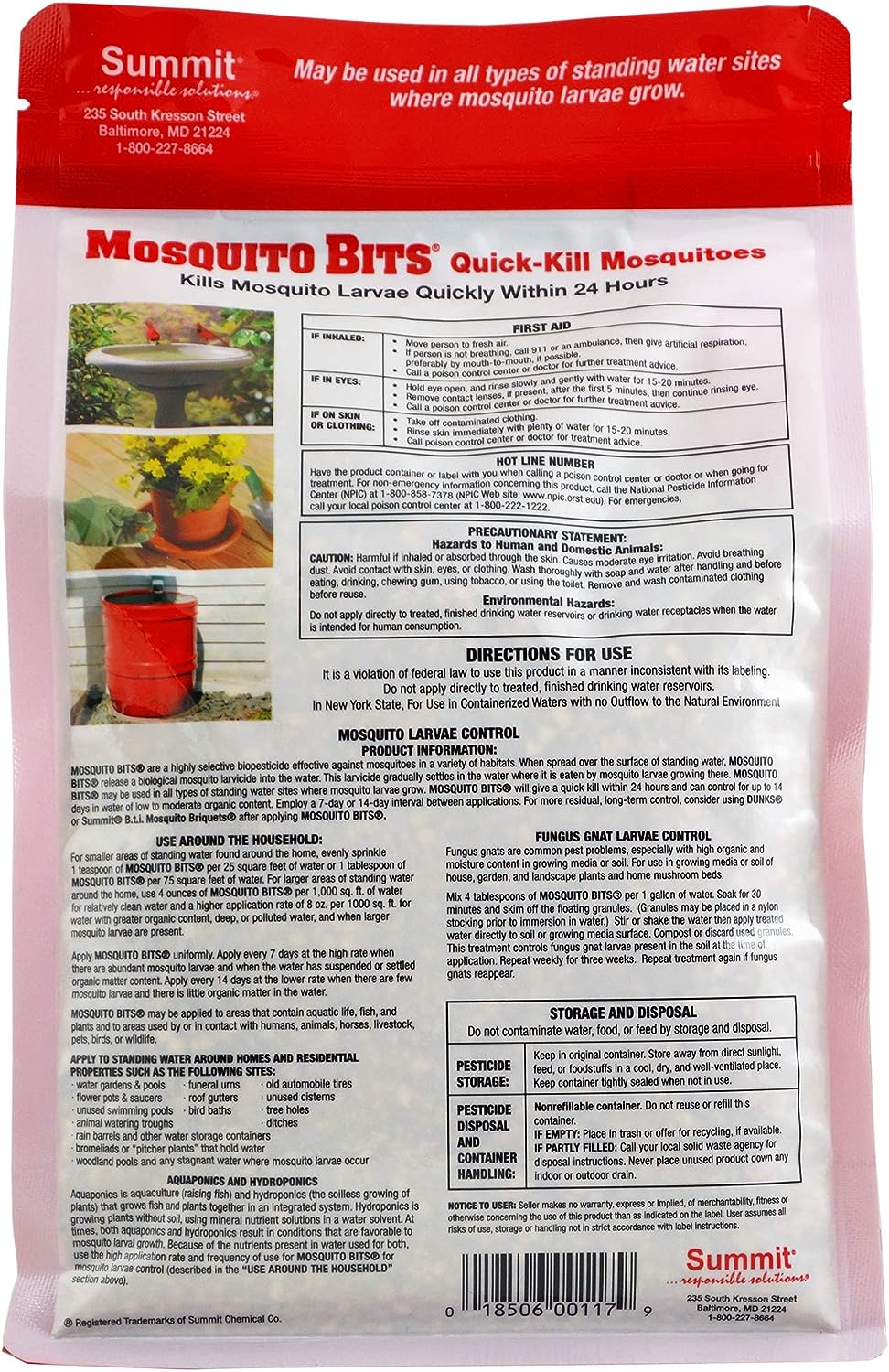 Summit® Quick Kill Mosquito + Fungus Gnat Control