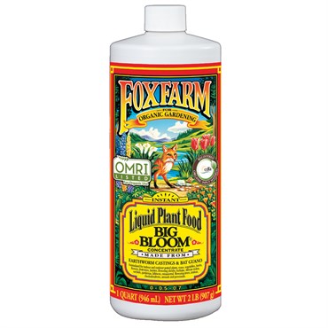 FoxFarm® Big Bloom® Fertilizer 0-0.5-0.7 - 32oz (Multiple Sizes)