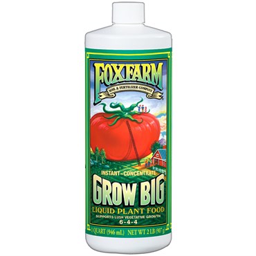 FoxFarm® Grow Big® Fertilizer 6-4-4 - 32oz - Concentrate