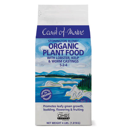 Coast of Maine Stonington Blend™ Organic Plant Food (5-2-4) 4lbs