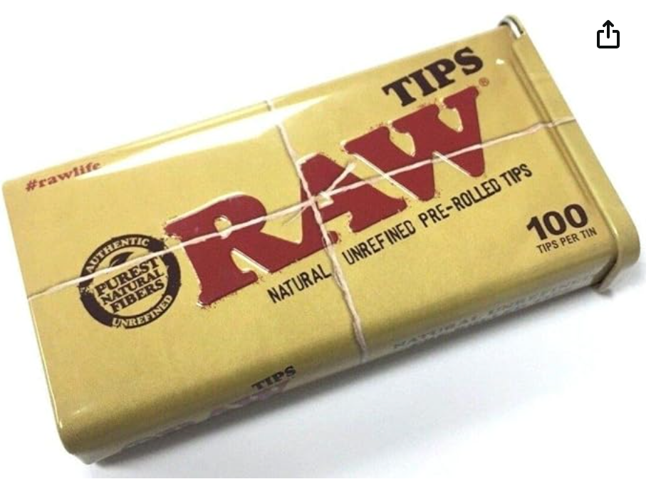 RAW Natural Unrefined Pre-Rolled Tips