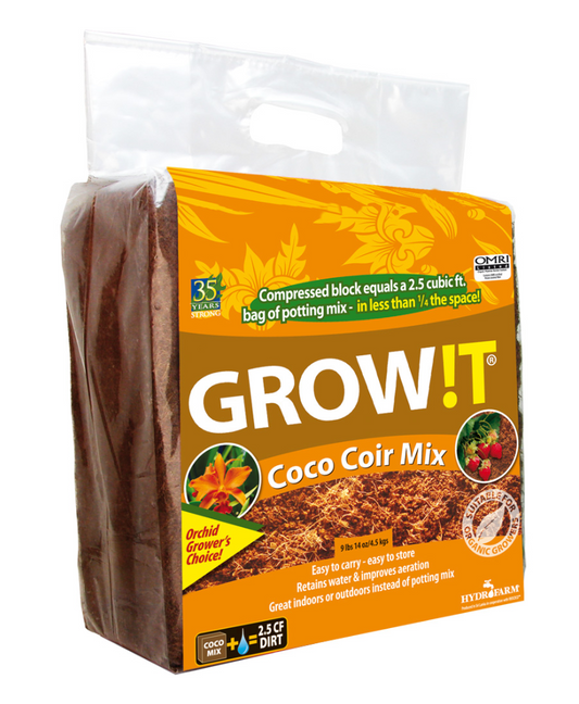 GROW!T Coco Coir Mix, Block