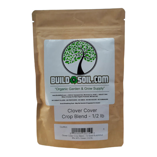 BuildASoil Clover Cover Crop Blend 1/2 lb