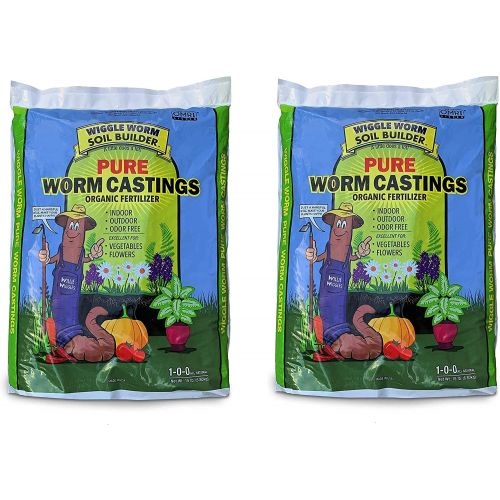 Wiggle Worm Soil Builder Worm Castings 15 lb