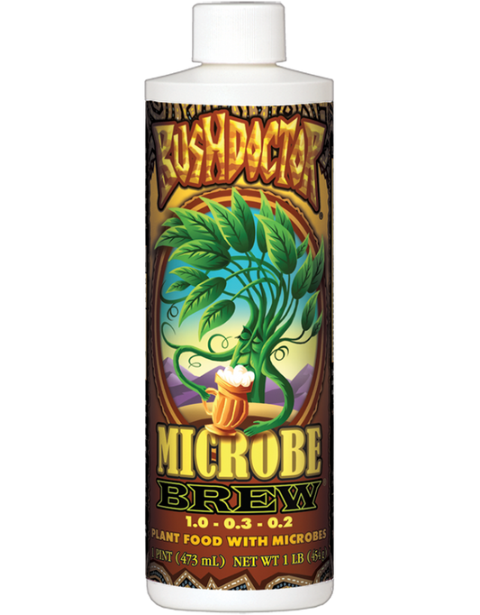 FoxFarm® Bush Doctor® Microbe Brew® Microbial Inoculant 1-0.3-0.2 - 32oz (Multiple Sizes)